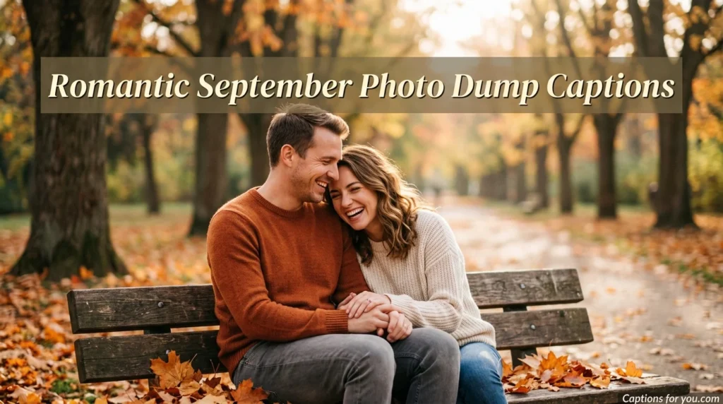 Romantic September Photo Dump Captions