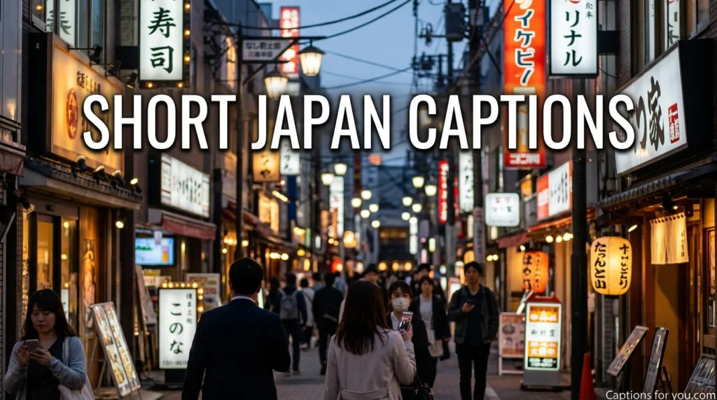 Short Japan Captions